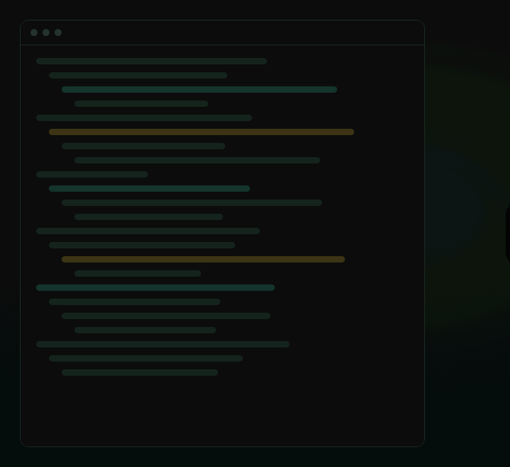 The Agent Deck rail on the right edge of the screen. It opens to show a ring per account: Claude Code 46%, Antigravity 57%, Cursor 15%, GitHub Copilot 22%, Codex 71% turning amber at 78%, and OpenCode 4%. An exclamation mark appears on Claude Code when it needs an answer, then the rail folds back.